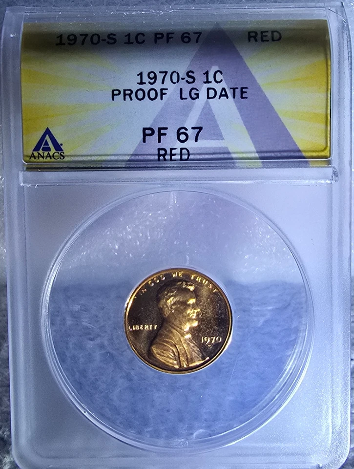 1970-S   PR67 RD Large Date NGC Proof Red -Pristine Cameo Premium Gem  - Image 3 of 4