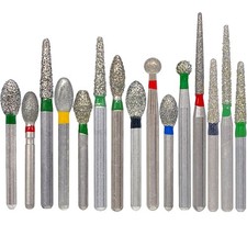 Dental Burs Diamond FG High Speed Round End Taper Ball Football Cylinder Coarse
