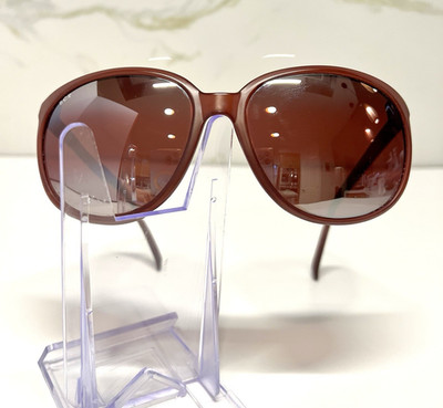 Vintage 1980s Suncloud SCR Sunglasses Gradient Lens Polarized France Brown Rose