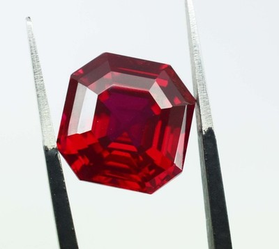 15Ct Natural Ruby Gemstone Radiant Cut Loose Burma Ruby Gemstone Jewelry