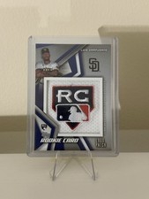 Luis Campusano 2021 Topps Series 2 Rookie Patch Logo Card #RP-LC Padres. rookie card picture