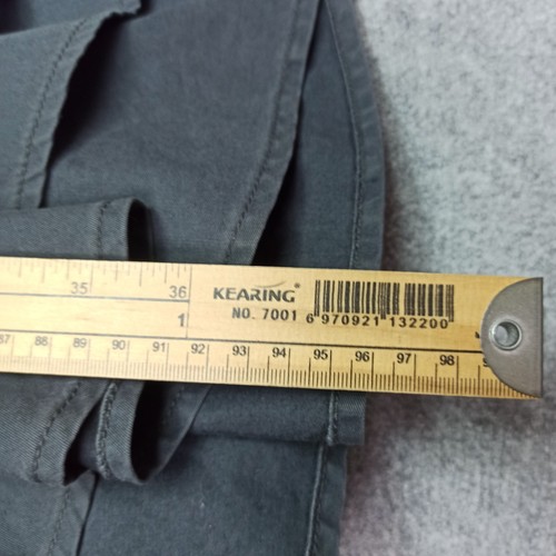 Odd Molly Damen Trenchcoat Größe 3 - L schmal elastisch grau Baumwolle Longjacke 177 - Bild 15 von 16
