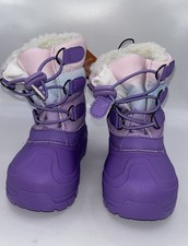 Member's Mark Girl's Faux Fur Lined Toggle Closure Winter Snow Boots
