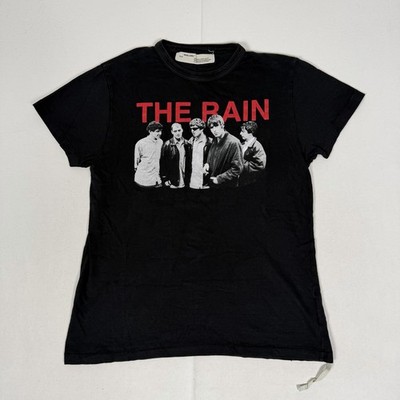 Off-White Oasis The Rain Modernism Black Graphic T-shirt Virgil Abloh Men s L