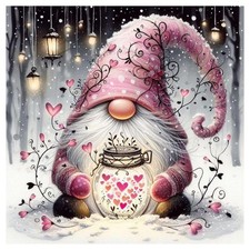 Gnome Diamond Art Kits for Adults, Diamond Painting Kits for Beginner, 5D DIY Ro