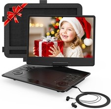 New - Nesfmbde 13.3" Portable DVD Player Wide-Viewing-Angle HD Screen