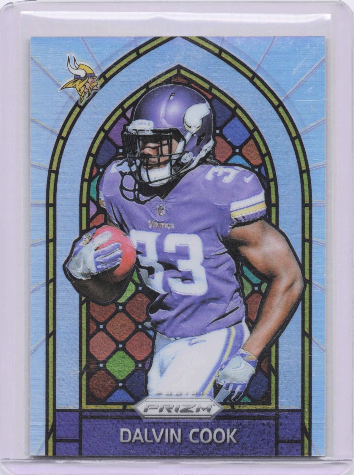 Dalvin Cook Panini Prizm Stained Glass #8 Base