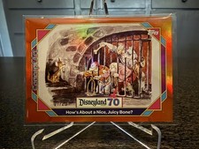 Topps Disneyland 70th Anniversary How’s About A Nice, Juicy Bone Orange Foil /25