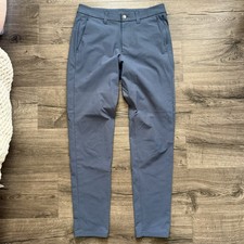 Lululemon Blue ABC Slim Fit 5 Pocket Pants Trousers size 30 x 30 Men LM5975S