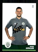 Sven Sökler Autogrammkarte FC Homburg 2022-23 Original Signiert