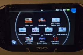 Sony PS Vita Slim PCH-2001 w/ 128GB SD2Vita Storage, Hori Grip ~ Tested ~ Bundle