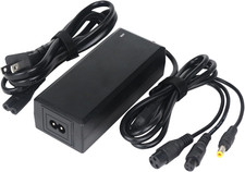 42V 2A Charger Whit 3 Plugs for 36V Li-Ion Battery  3 in 1 Replacement Fast Charg