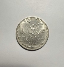 1992 Mexico Libertad 1 Onza .999 Silver Coin    BETTER DATE   