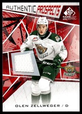 2022-23 SP GAME USED JERSEY CHL OLEN ZELLWEGER Colorado Avalanche #27