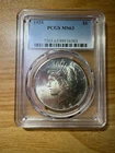 1925 Peace Silver Dollar MS63 PCGS