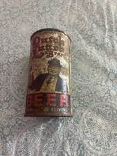 SF7 Vintage DUTCH LUNCH BRAND BEER Flat Top Empty Beer Can (AS-IS)