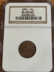 Choice 1885 Indian Head Cent NGC Gem MS65 BN