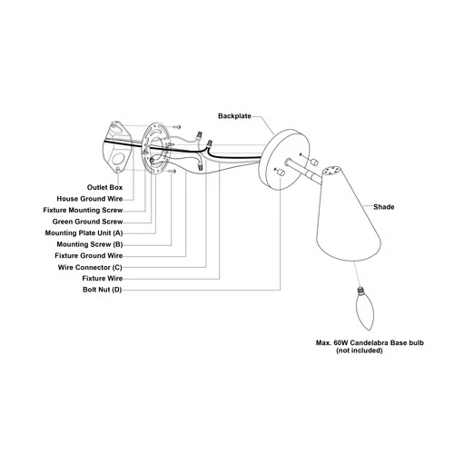 Vaxcel Lighting W0438 Pryce 7" Tall Bathroom Sconce - Matte White / Satin Brass - Picture 10 of 12