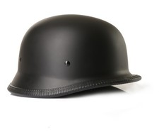Halbschalenhelm Chopperhelm Brain Cap CMX German Easy Rider schwarz neu