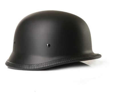 Halbschalenhelm Chopperhelm Brain Cap CMX German Easy Rider schwarz neu