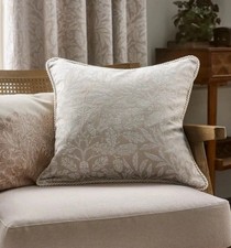 Image of Morris & Co. Acorn Tonal Square Cushion Linen 50cm x 50cm BRAND NEW Feather fill