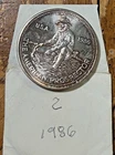 1986 ENGELHARD THE AMERICAN PROSPECTOR ONE TROY OUNCE .999 SILVER ROUND Bullion