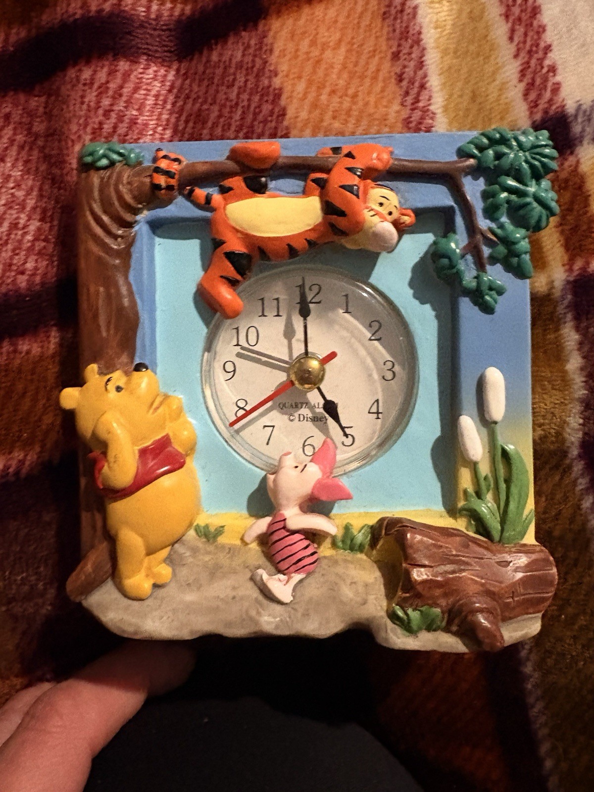 Disney Winnie The Pooh & Friends Vintage Resin Alarm Clock