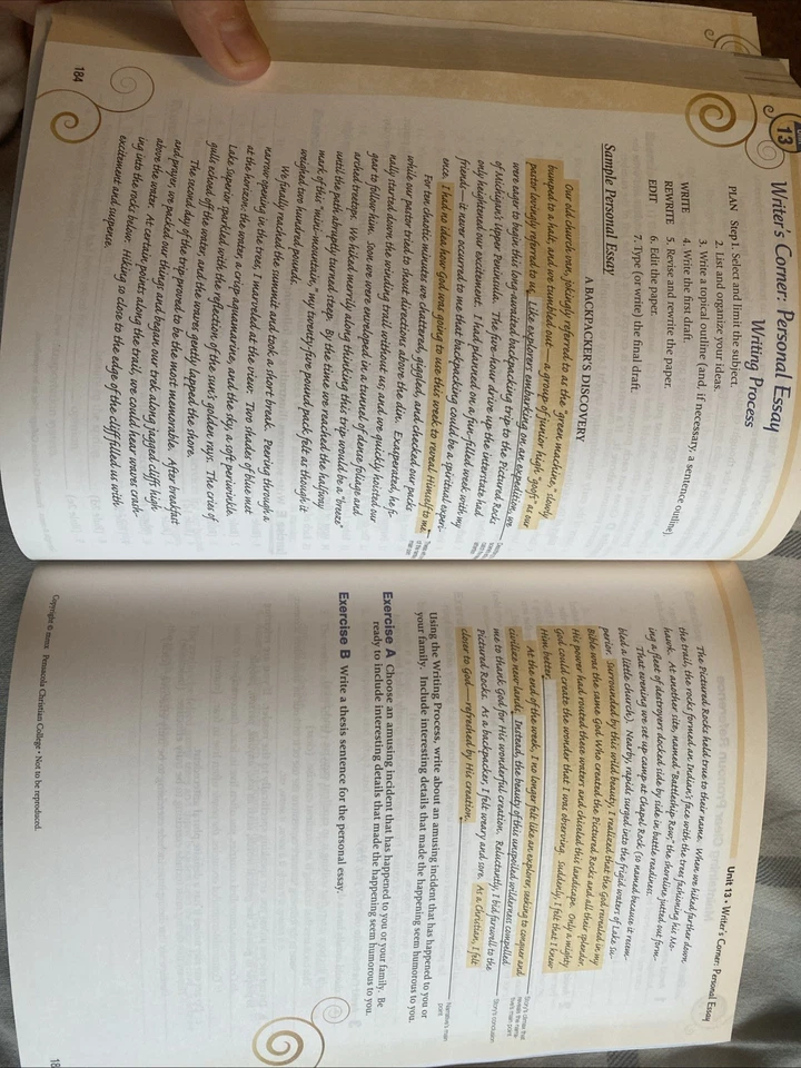 Grammar and Composition Work-Text 3 Fifth Edition A Beka Book Paperback Foto 3 de 4