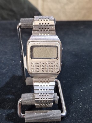 SEIKO Calculator C153 5011 Digital Watch Rare Vintage 17cm Needs