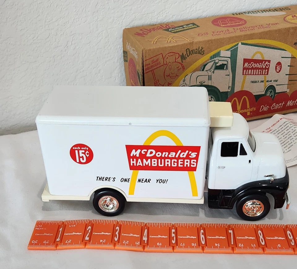 NIB Ertl Collectibles McDonald’s 53 Ford Die-Cast Bank Numbered with Key A0750 - Image 3 of 4