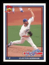 2016 Topps Archives #225 Clayton Kershaw 1991 Dodgers