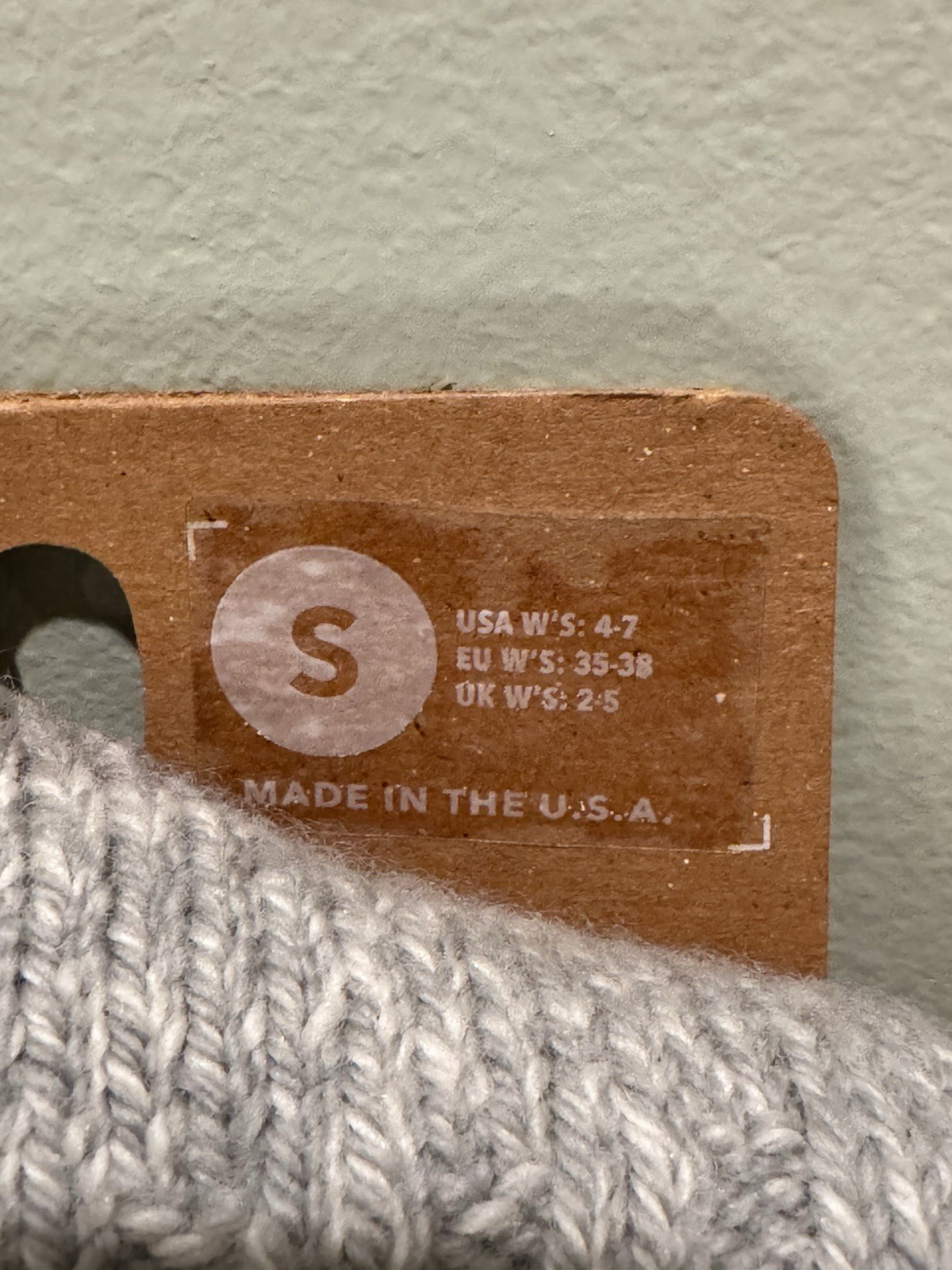 Patagonia Heavyweight Merino Wool Performance Socks Small NWT USA Made Women’s thumbnail 4