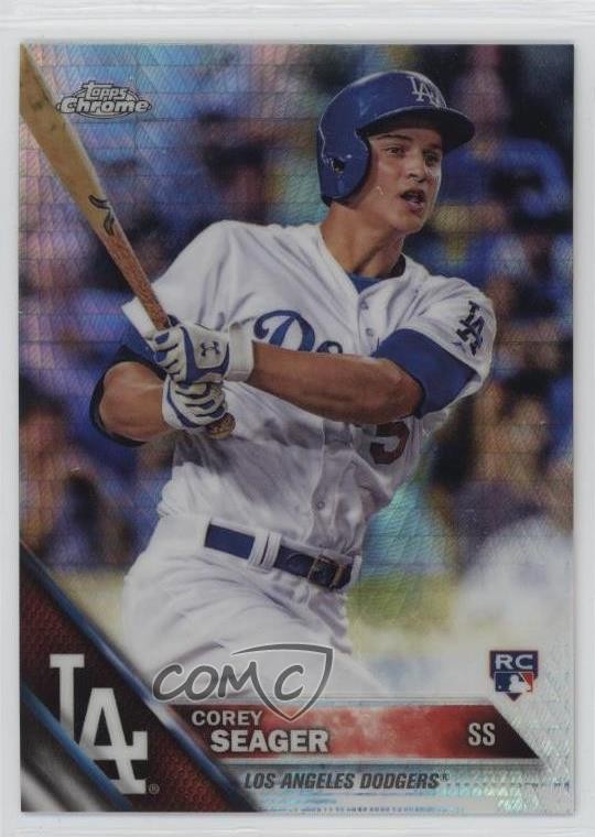 2016 Topps Chrome Prism Refractor Corey Seager #150 ig3