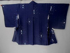 Japanese Vintage Lady's Haori Elegant scattered dot Pattern