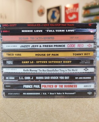 Old School Rap CD Lot of 10 3rd Bass Monie Love Camp Lo Prince Paul LL Cool J