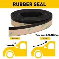 4M Rubber Seal Strip Molding Edge Trim Car Door Protector Window Guard Universal