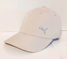 Puma Way 1 Stretch Adjustable Baseball Cap Light Beige OSFA Adult Hat PV7-3032