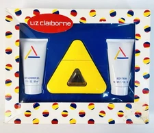 LIZ CLAIBORNE GIFT SET FOR WOMEN - 2 OZ FRAGRANCE +1.7 OZ BODY CREAM & SG-RARE