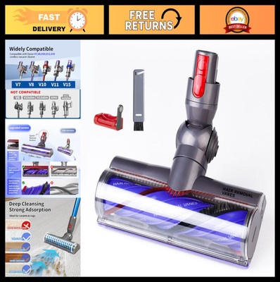 Quick-Release Vacuum Head for Dyson V7 V8 V10 V11 V15 - Anti-Tangle for Carpets
