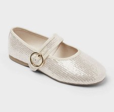 Art Class Kids' Quilla Sequin Ballet Flats Size 4 A22