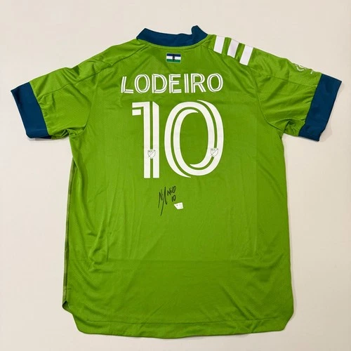 NICOLAS LODEIRO SIGNED SEATTLE SOUNDERS AUTHENTIC ADIDAS MLS JERSEY - FANATICS