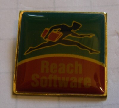 pins REACH SOFTWARE vintage COMPUTER IT