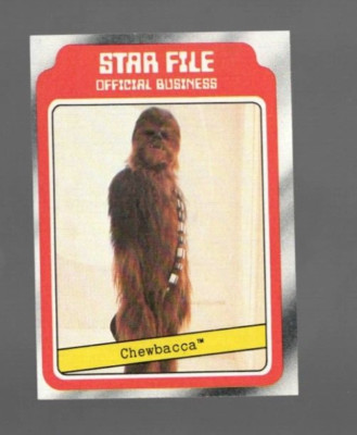1980 Topps The Empire Strikes Back card #5 CHEWBACCA Star File NM/Mint ...