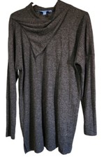 Simply Vera By Vera Wang Sz L Attached Scarf Jersey Dress