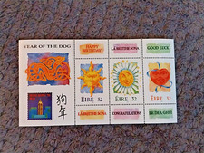 IRELAND MINIATURE SHEET 1994 LETTER GREETINGS
