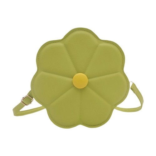 Trendy Flower Shaped PU Leather Crossbody Bag With Adjustable Strap Shoulder Bag - Picture 6 of 12