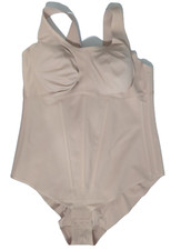 HoneyLove Boldness Bodysuit Bodysculpting Firm Support 3X Sand Beige - New