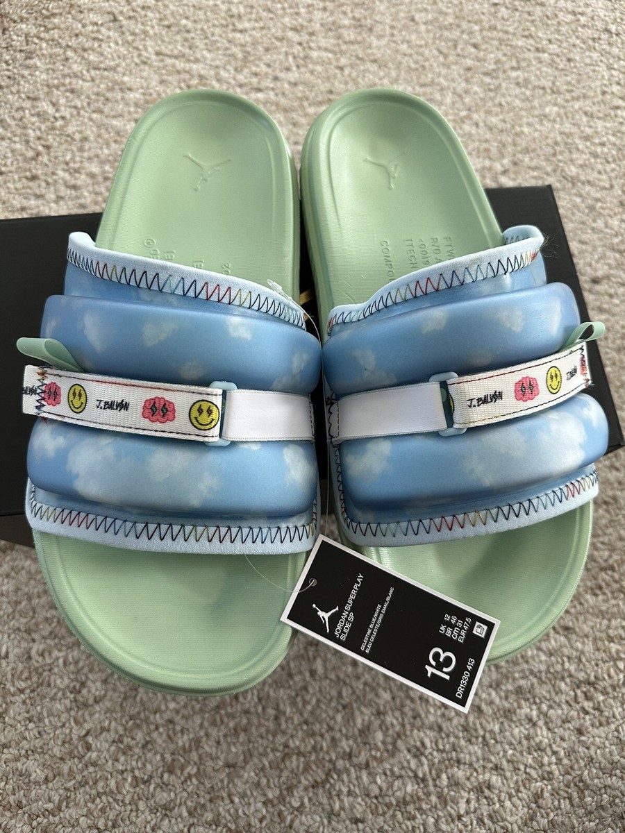 Jordan Super Play Slide J Balvin DR1330-413 Size 13 | eBay