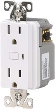 Eaton WFTRCR15-W-SP-L Wi-Fi Smart Receptacle Works with Alexa, White Color