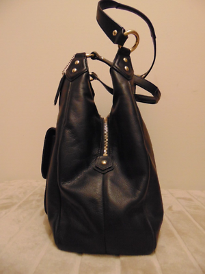 Coach Campbell Black leather hobo Shoulder bag | eBay